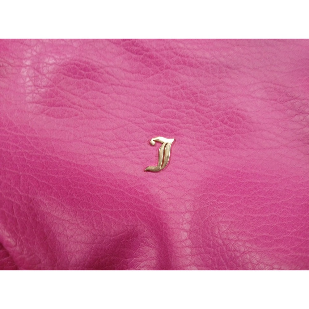 Women's Juicy Couture Crossbody Hobo Handbag Hot Pink Gold Medium - Picture 5 of 12